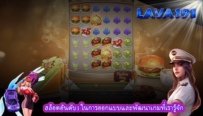 สล็อตอันดับ1 ในการออกแบบและพัฒนาเกมที่เรารู้จัก