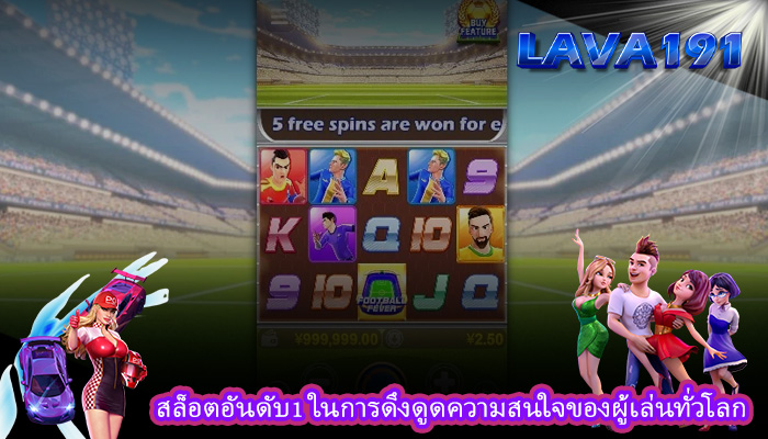 สล็อตอันดับ1 ในการดึงดูดความสนใจของผู้เล่นทั่วโลก